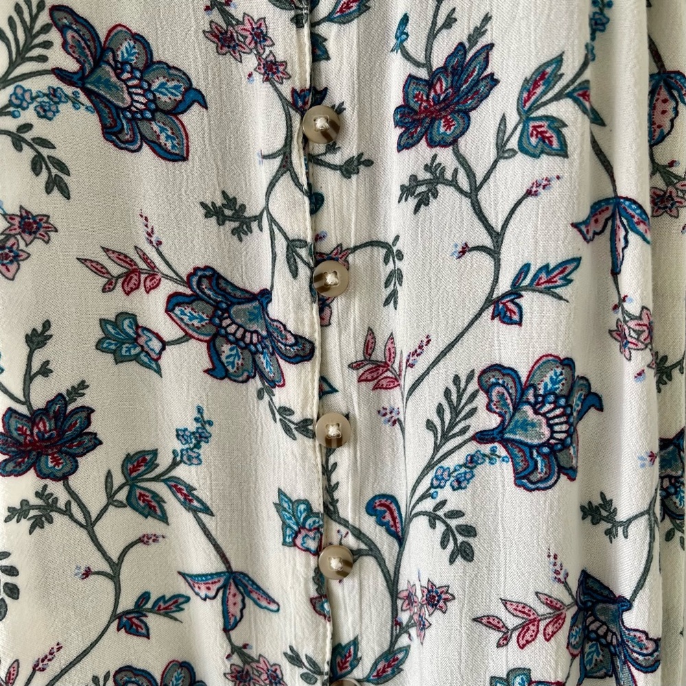 American Eagle Floral Print Sleeveless Dress w/Adjustable Straps XS (Women’s) - Picture 2 of 11